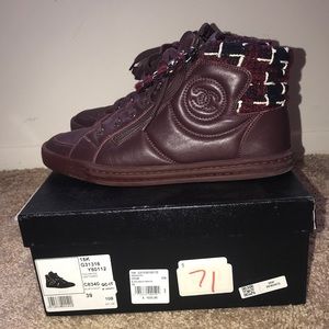 Chanel Bordeaux Sneaker